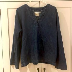 Denim top